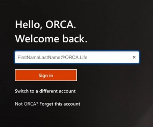 Orca Email Sign in